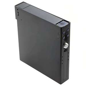 Caja Fuerte Compacta y Delgada para Vehículo, Apertura Automática, Desbloqueo por <span class=keywords><strong>Huella</strong></span> y Contraseña, Acceso Rápido, Personalizable - Product Image 1