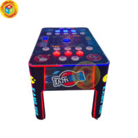 Machine de jeu d'arcade à monnayeur pour 2 joueurs, jeu de réaction à boutons, course de réflexes, divertissement d'intérieur