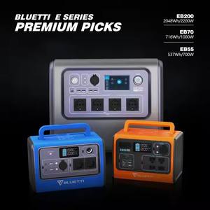 Estación de energía de respaldo portátil 500W-2000W Rango de carga solar Inversor de onda sinusoidal pura Paquete de batería de iones de litio Controlador MPPT - Product Image 3