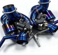 Collecteur d'échappement complet en titane haute performance avec valve X-Pipe pour McLaren 600LT 2020