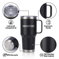 Mug à café isotherme en acier inoxydable à double paroi de 30 oz avec poignée pour boissons chaudes – Prix usine