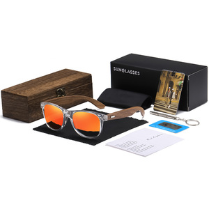 Gafas de Sol de madera de bambú hechas a mano con logotipo personalizado para hombre, gafas de sol polarizadas clásicas Vintage, gafas de sol de diseño de marca con tonos naturales - Product Image 4