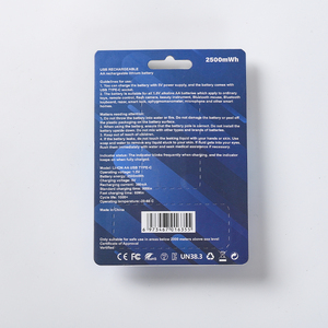 高速充電エコフレンドリー卸売サプライヤーUSB充電式AAバッテリー大容量1200 + サイクル - Product Image 5