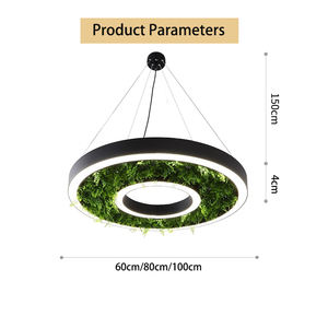 Lampu Plafon Dekoratif Modern untuk Restoran Komersial, Supermarket, Model Botanical Tengah dari Aluminium dan Akrilik - Product Image 6