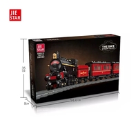 Nouvel arrivage de jouets 2023 modèle de train à vapeur GWR pour adultes et enfants, briques de construction en plastique, blocs de jouets, ensembles cadeaux de train, 59002