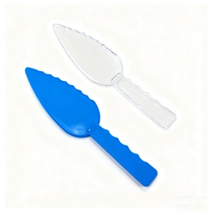 GP152 Coltello Creativo in Plastica per Torte, Spatola Antiaderente per Dessert, Utensile da Forno per Compleanni, Matrimoni, Feste - Product Image 2