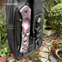 Couteau de poche Yeehand Factory Wholesale, manche en plastique imprimé en 3D, couteau pliant tactique de survie en plein air
