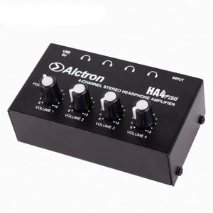 <span class=keywords><strong>Alctron</strong></span> Ha4plus 4 kanal taşınabilir kulaklık Mini mikser amplifikatör izleme ses Stereo kompakt <span class=keywords><strong>USB</strong></span> ses arabirimi Goodquality - Product Image 2