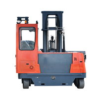 Carrello Elevatore Elettrico Multidirezionale a 4 Vie da 3,5 Tonnellate, con Batteria al Litio per Movimentazione di Materiali Lunghi in Corridoi Stretti