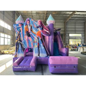 Château gonflable commercial K-Pop Demon Combo Hunter prêt à être expédié, avec installation facile pour les fêtes. - Product Image 1