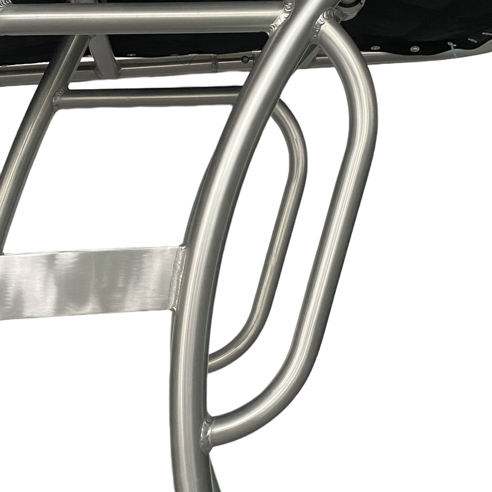 Heavy Duty T-Top for Center Console Boats - Anodized Black