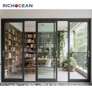 Puertas Corredizas <span class=keywords><strong>de</strong></span> Aluminio con Doble Acristalamiento RICHOCEAN para Cocina, Puertas Corredizas <span class=keywords><strong>de</strong></span> Diseño para Interiores <span class=keywords><strong>de</strong></span> Casa en Venta - Product Image 5