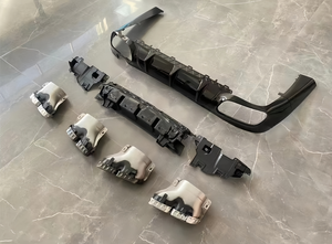 2019-2022 pour Mercedes Benz CLS classe diffuseur de lèvre arrière avec embouts d'échappement nouvelle condition pare-chocs mise à niveau vers CLS63 <span class=keywords><strong>AMG</strong></span> - Product Image 2