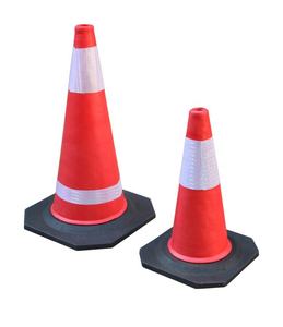 50cm turuncu renk EVA esnek trafik yol güvenliği koni - Product Image 4