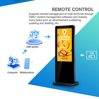 Tablette Android avec logo OEM avec lecteur Poe NFC RFID Totem numérique d'extérieur pour centre commercial magasin de détail signalétique numérique d'orientation