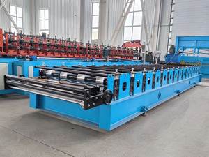 0.3-0.6mm Độ dày màu thép kẽm mái tấm sóng cuộn hình thành máy Trung Quốc - Product Image 6