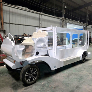 Zhenda Factory Supply Classic Vintage Style Sleek New Energy Electric Funeral Hearse Car 3000W 60V Battery 1 Year Warranty - Product Image 1