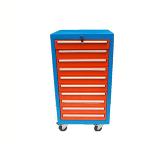 10 Drawer Tall Mobile <b>Tool</b> Cabinet, Adjustable Size and Color, Factory - Product Image 1
