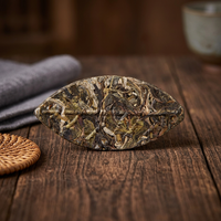 Thé Pu'er cru de Yunnan, arbre ancien Menghai 2020, pour la perte de poids et l'amincissement, feuilles dorées