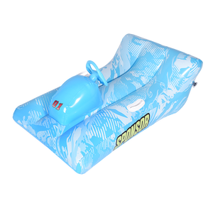 Véhicule de neige gonflable en PVC 100cm motoneige à fond dur avec fonction de sécurité traîneau à neige et tube pour cavalier extérieur - Product Image 5