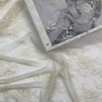Kain Renda Bunga 3D Kain Renda Pengantin Nilon 95% Spandex 5% 2026 Kain Renda Mewah Nigeria Set Pakaian Wanita Renda