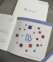 Brochure promotionnelle de marque personnalisée et créative, processus 3D