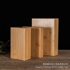 Caja de Bambú con Tapa, Caja de Almacenamiento de Madera Maciza, Caja de Regalo Rectangular de Color Natural, Fabricante Personalizado, Venta al por Mayor - Product Image 2