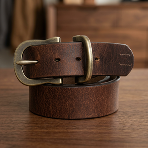 Épingles carrées en acier en cuir de vachette de qualité supérieure, élégantes, longueur personnalisable, solides, écologiques, BS INTERNATIONAL, pour garçons et filles, idéales pour les fêtes - Product Image 1