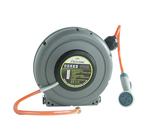 Carrete de manguera de agua retráctil <span class=keywords><strong>enrollable</strong></span> automático de 20M Manual eléctrico de venta directa de fábrica para lavado de jardín y coche - Product Image 2