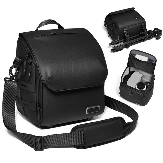 Hot Sale Premium Material Waterproof Camera Bag with Large Capacity Bottom Tripod Straps Photography Bag for Travel Trips