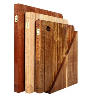 Ensemble de planches à découper en forme de livre avec support séparé, 3 pièces [Acacia/Ébène/<span class=keywords><strong>Bois</strong></span> de caoutchouc] Planches à découper en <span class=keywords><strong>bois</strong></span> ressemblant à des livres pour la cuisine - Product Image 1