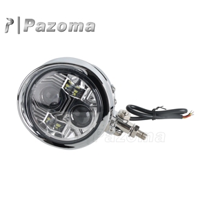 Phare LED 4-1/2 pouces pour <span class=keywords><strong>moto</strong></span>, 30V, 30W, 40W, avec lentille E9, pour Harley Cruiser Bobber Cafe Racer Old School - Product Image 5