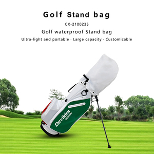 KONDAY support <span class=keywords><strong>de</strong></span> transport en polyester imperméable léger <span class=keywords><strong>de</strong></span> 9 pouces pour <span class=keywords><strong>sac</strong></span> <span class=keywords><strong>de</strong></span> <span class=keywords><strong>golf</strong></span> logo personnalisé avec fermeture éclair étanche support <span class=keywords><strong>de</strong></span> tête aller - Product Image 2