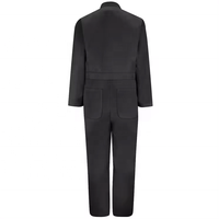 Combinaison de travail unisexe antistatique en toile de coton 100% légère de haute qualité avec fermeture éclair, personnalisable pour homme