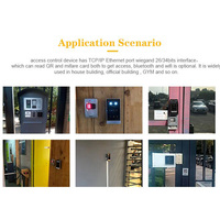 Lecteur NFC RD006 TCP IP RJ45 Weigand 26/34 QR NFC RFID Système de contrôle d'accès Contrôle d'accès aux portes Lecteur de code QR Weigand