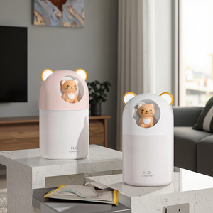 Umidificatore Ultrasonico OEM Personalizzabile, Design Creativo a Forma di Cartone Animato, Luce Notturna in Plastica, Portatile per Casa, <span class=keywords><strong>Mini</strong></span> Design Carino a Forma di Animale, USB 5V - Product Image 1