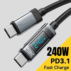Câble USB Type C 240W 2026 pour charge rapide 100W PD 3.1 pour ordinateur portable Pro <span class=keywords><strong>Essager</strong></span> - Product Image 2