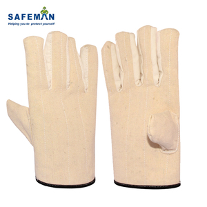 Fabrikpreis SAFEMAN 2*2 Robuste Baumwoll-Canvas-Arbeitshandschuhe Hitzebeständige Mehrzweckhandschuhe zu Günstigen Preisen - Product Image 1