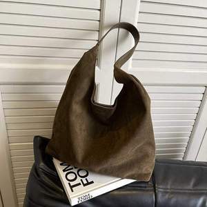 New Fashion Suede Hobo Women's Handbag Customizable Shoulder Bag - Product Image 4