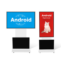 Kios Pemutar Iklan Digital LCD Interaktif 360 Derajat yang Dapat Diputar untuk Lift, Resolusi 4K, Aplikasi Dalam/Luar Ruangan