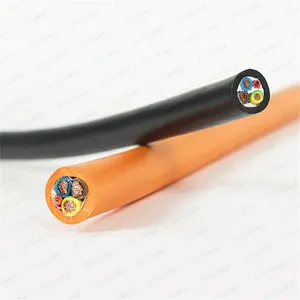 Кабель силового сигнала 3x6 мм + 0,5 мм пользовательский TPU резиновый кабель EV 3g6 мм для зарядного устройства EV
