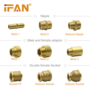 Raccordi Idraulici Personalizzati IFAN in <span class=keywords><strong>Ottone</strong></span> <span class=keywords><strong>3</strong></span>/8''-2'' - Raccordo a Nipplo in <span class=keywords><strong>Ottone</strong></span> 02 - Product Image 6