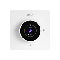 Mini amplificateur stéréo mural intelligent à écran tactile, transmission sans fil HiFi, amplificateur de puissance stéréo mural, amplificateur de son mural, musique à distance