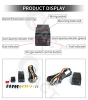 Kit de interruptor de autogás CNG/LPG para sistema de carburador EFI de gas natural, kit de cambio GNV/GNC/GLP