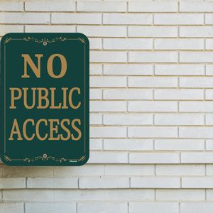 Không có dấu hiệu truy cập công cộng không có mục nhập được cho phép mà không có dấu hiệu cho phép với UV bảo vệ chống thấm nước mạnh mẽ dễ dàng gắn kết - Product Image 6