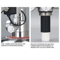 Aquarium ZRDR DIY Kit de système générateur de CO2 avec réglage du débit d'air de pression Plante d'eau Poisson Co2 ValveCo2 bouteille de gaz