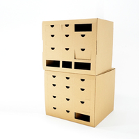 Cajas de Envío Personalizadas de Cartón Reciclado Ecológico con Impresión a Cuatro Colores y Estampado en Caliente para Logotipos