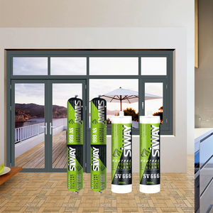 SV-666 dính niêm phong nhanh chóng chữa không thấm nước chống khuôn Trắng chung trung tính Silicone <span class=keywords><strong>sealant</strong></span> cho chế biến gỗ & Xây Dựng - Product Image 1