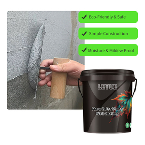 Pintura Exterior para Paredes con Efecto Granito y Textura de Piedra, Color Arena, Resistente a la Intemperie, de Alta Calidad para el Hogar - Product Image 3