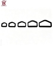 Boucles en D en plastique POM pas chères, vente en gros d'usine, pour sacs à dos, sangles, chaussures, sacs, accessoires